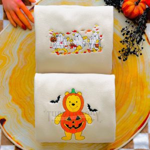 Winne the Pooh Halloween –  Embroidered Sweatshirt