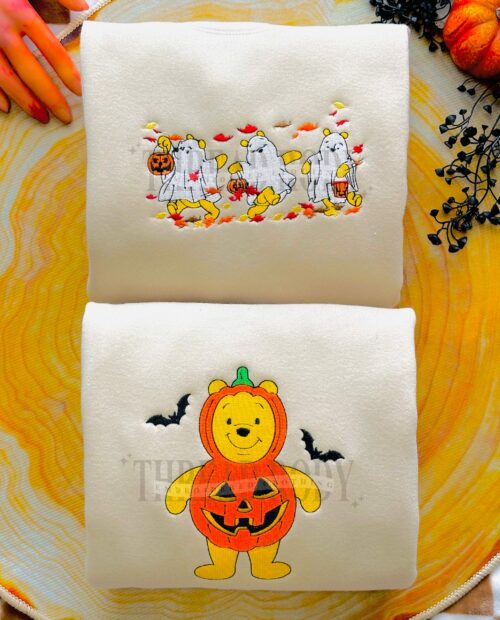 Winne the Pooh Halloween –  Embroidered Sweatshirt
