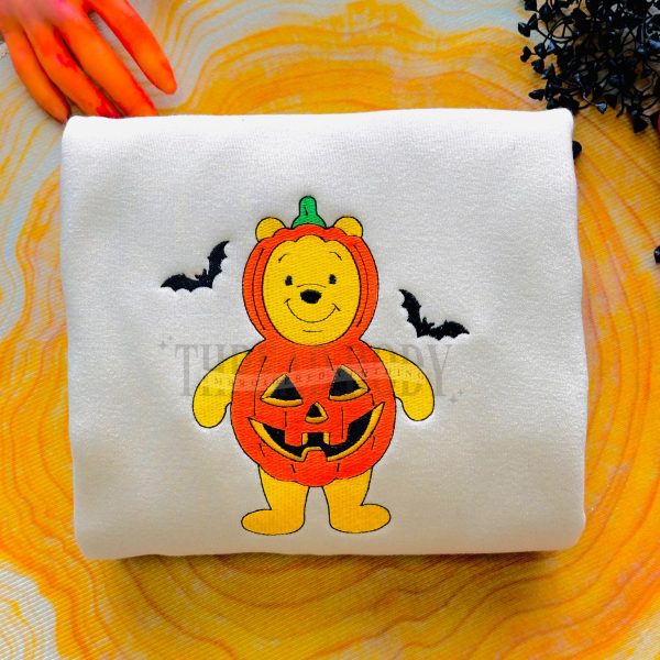 Winne the Pooh Halloween –  Embroidered Sweatshirt