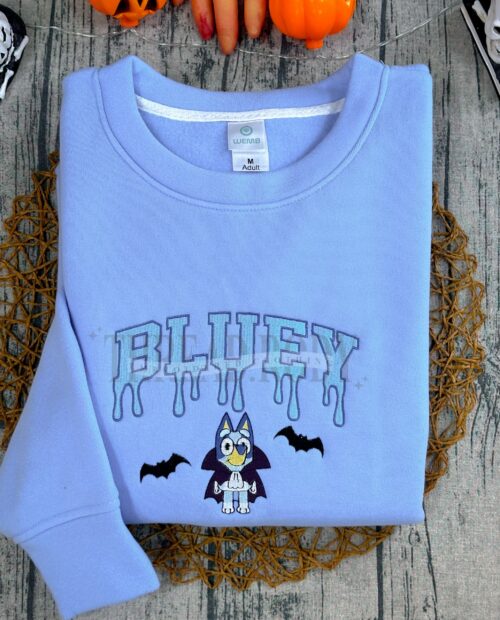 Bluey and Bingo Halloween –  Embroidered Sweatshirt