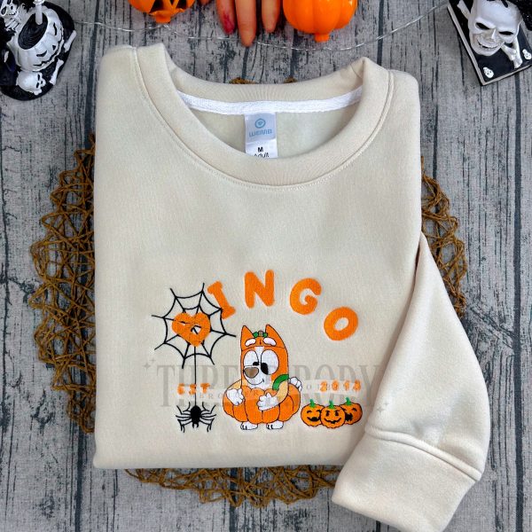 Bluey and Bingo Halloween –  Embroidered Sweatshirt