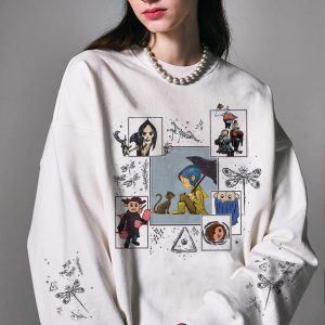 Coraline Halloween (Print 2 hand) Sweatshirt