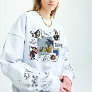 Coraline Halloween (Print 2 hand) Sweatshirt