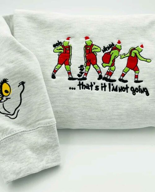 Grinch Embroidered Sweatshirt
