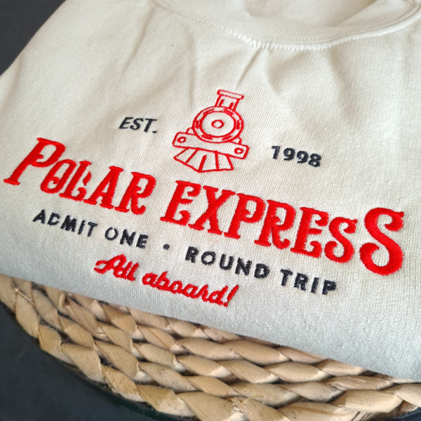 The Polar Express (Ver 2) Embroidered Sweatshirt