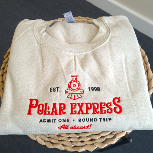 The Polar Express (Ver 2) Embroidered Sweatshirt