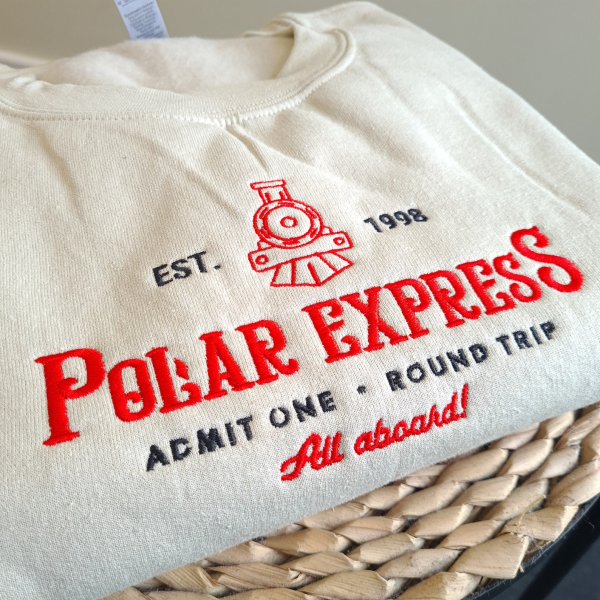 The Polar Express (Ver 2) Embroidered Sweatshirt