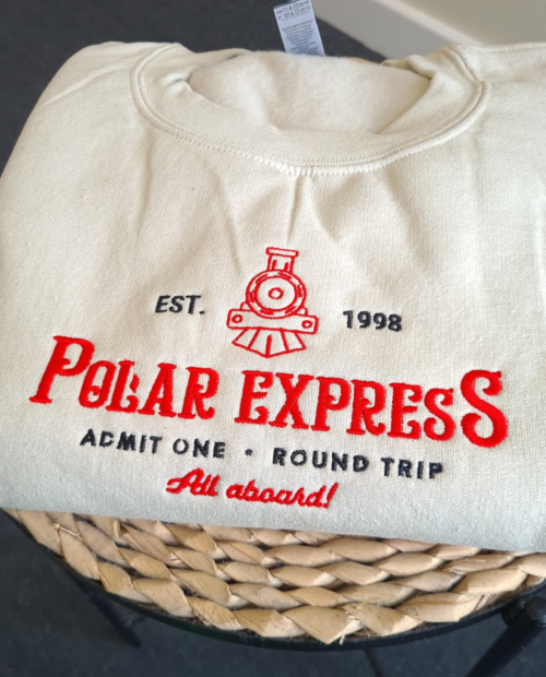 The Polar Express (Ver 2) Embroidered Sweatshirt