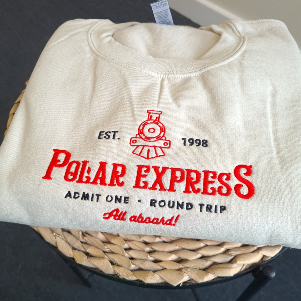 The Polar Express (Ver 2) Embroidered Sweatshirt