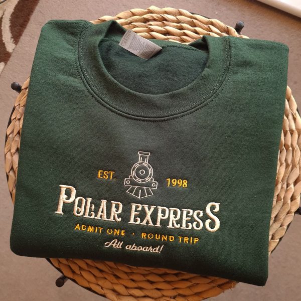 The Polar Express Embroidered Sweatshirt