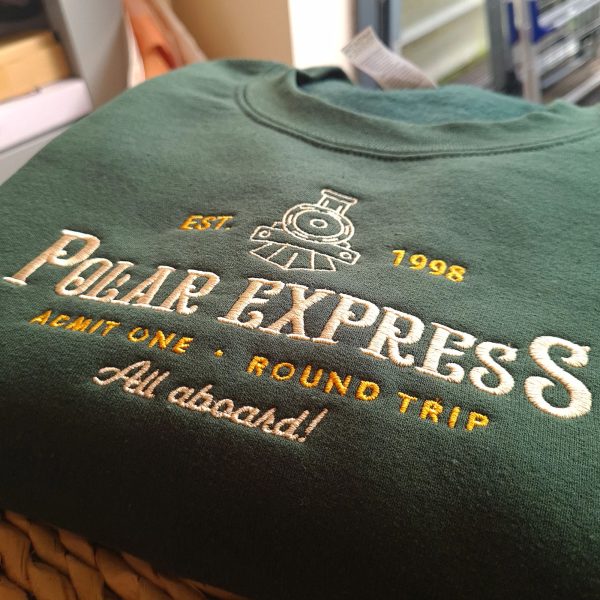 The Polar Express Embroidered Sweatshirt