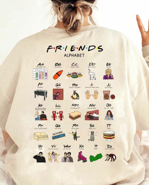 Friends Alphabet Sweatshirt