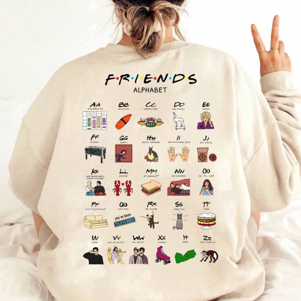 Friends Alphabet Sweatshirt