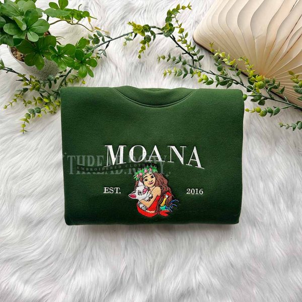 Moana Embroidered Sweatshirt