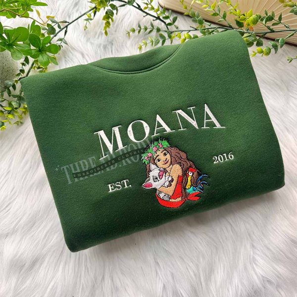 Moana Embroidered Sweatshirt