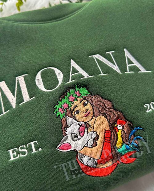 Moana Embroidered Sweatshirt