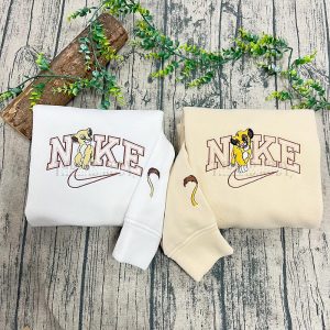 Simba and Nala- Embroidered Sweatshirt