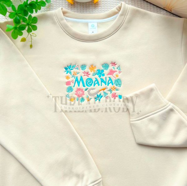 Moana Version 2 Embroidered Sweatshirt