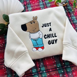 Just A Chill Guy Embroidered Sweatshirt