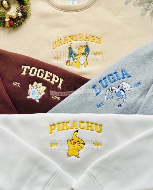 Pokemon Embroidered Sweatshirt