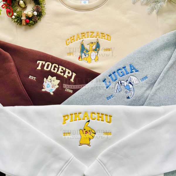 Pokemon Embroidered Sweatshirt