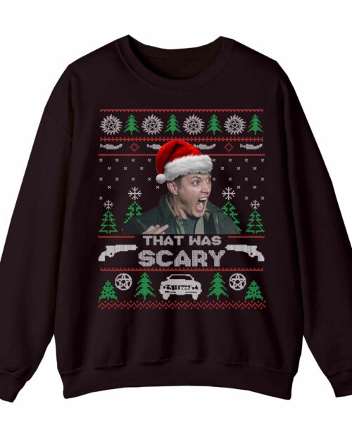 Dean That Was Scary (Supernatural) Christmas Sweatshirt