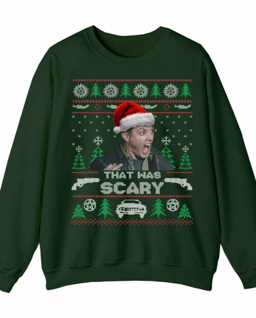 Dean That Was Scary (Supernatural) Christmas Sweatshirt