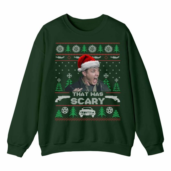 Dean That Was Scary (Supernatural) Christmas Sweatshirt