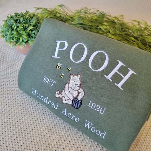 Classic Winnie The Pooh Embroidered Sweatshirt