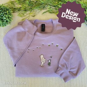 Classic Winnie The Pooh Embroidered Sweatshirt