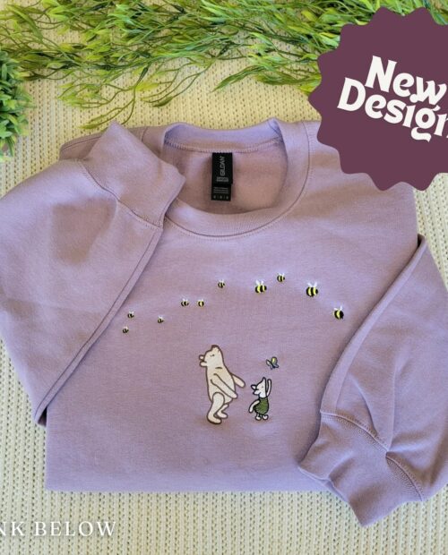 Classic Winnie The Pooh Embroidered Sweatshirt