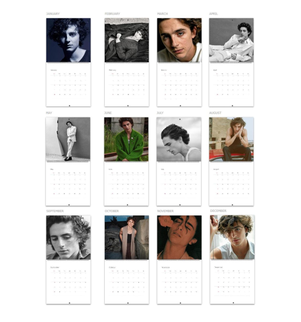 Timothée Chalamet – Calendar 2025