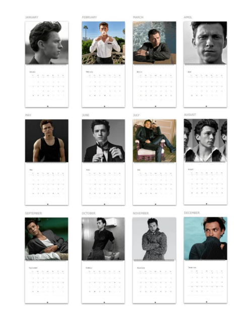 Tom Holland – Calendar 2025