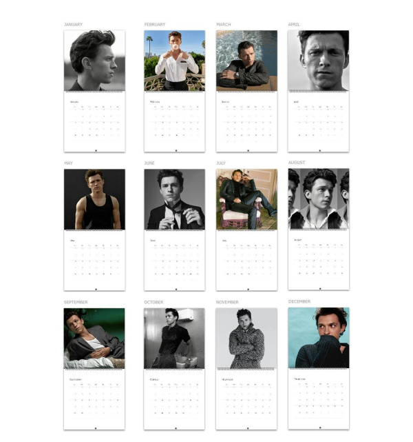 Tom Holland – Calendar 2025