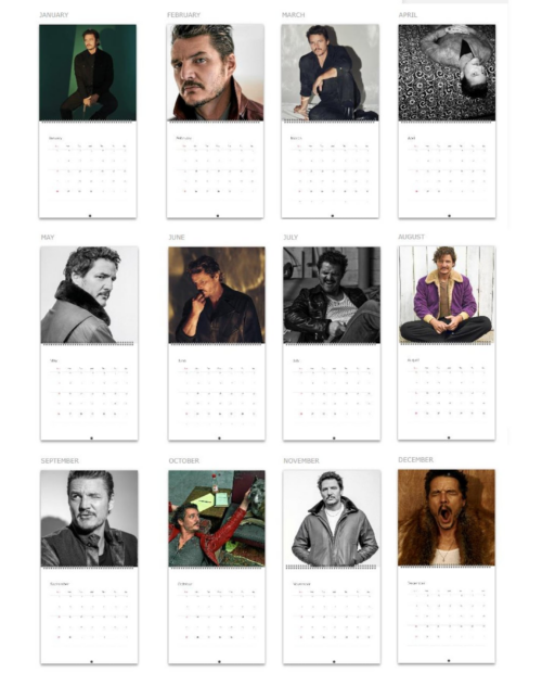 Pedro Pascal  – Calendar 2025
