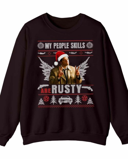 Castiel (Supernatural) Christmas Sweatshirt