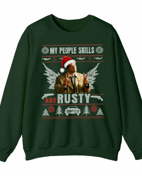 Castiel (Supernatural) Christmas Sweatshirt