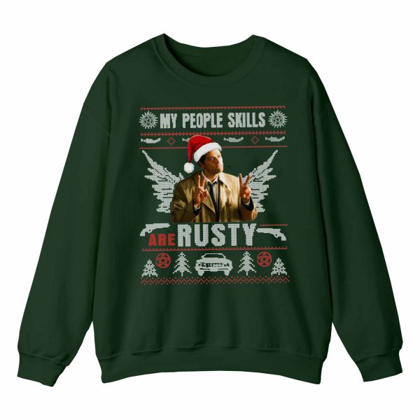 Castiel (Supernatural) Christmas Sweatshirt