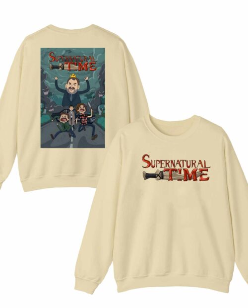 Supernatural x Adventure Time (2 side) Sweatshirt