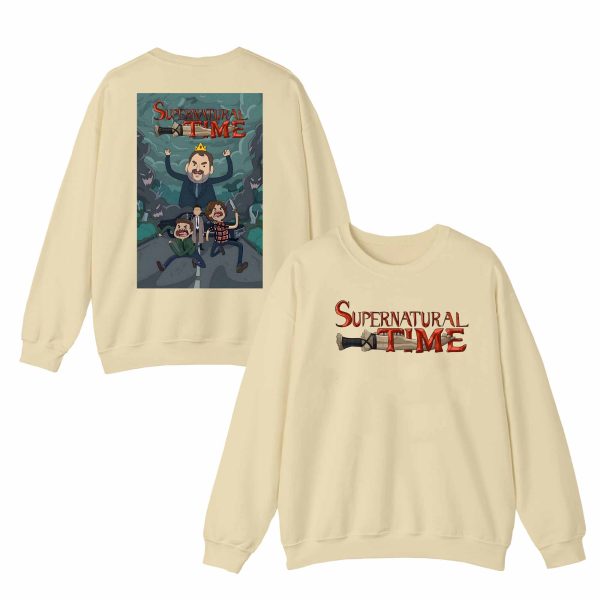 Supernatural x Adventure Time (2 side) Sweatshirt