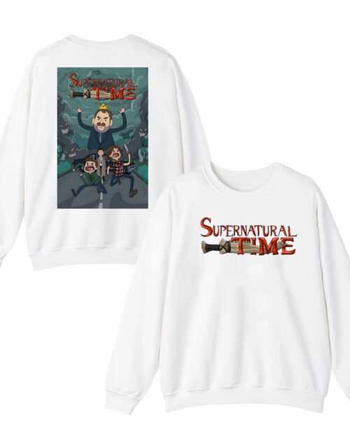 Supernatural x Adventure Time (2 side) Sweatshirt