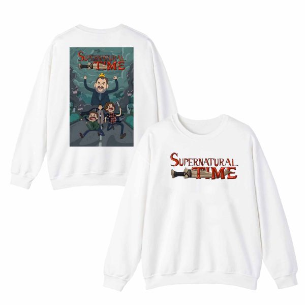 Supernatural x Adventure Time (2 side) Sweatshirt