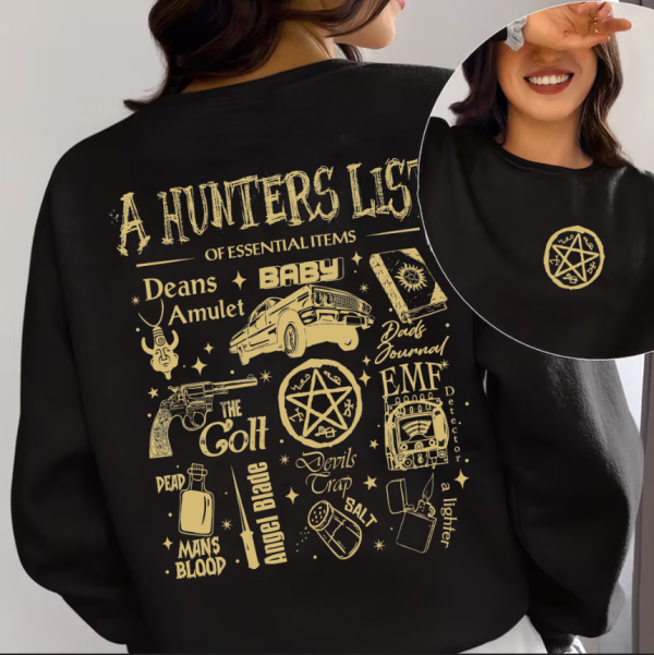 A Hunters List – Supernatural Sweatshirt