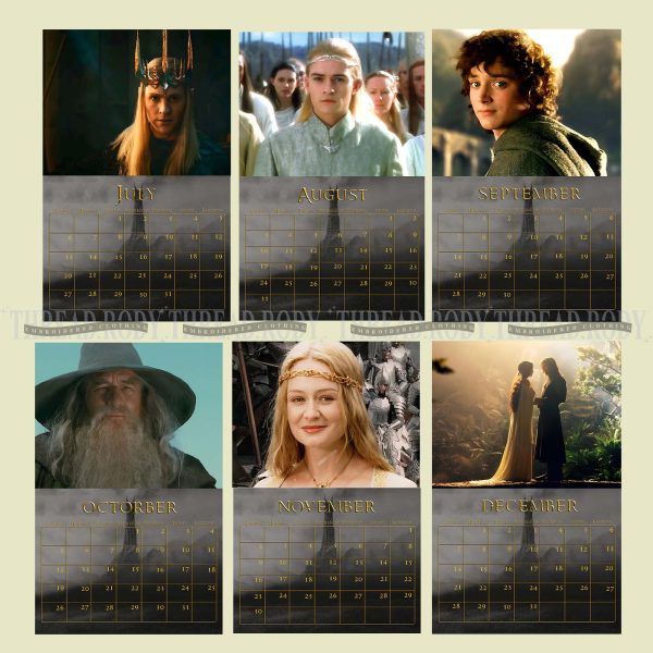 Lord Of The Rings – Calendar 2025