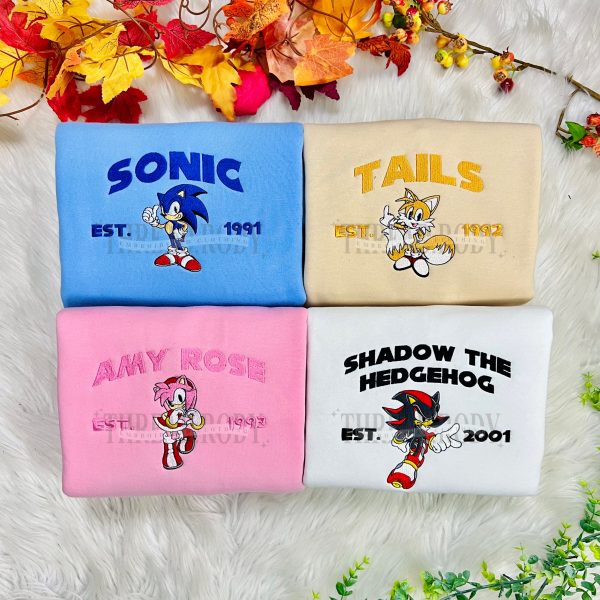 Sonic And The Friends – Embroidered Sweatshirt