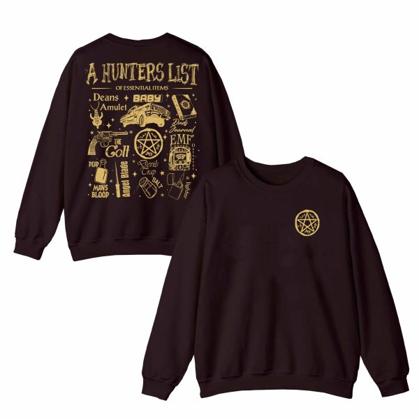 A Hunters List – Supernatural Sweatshirt