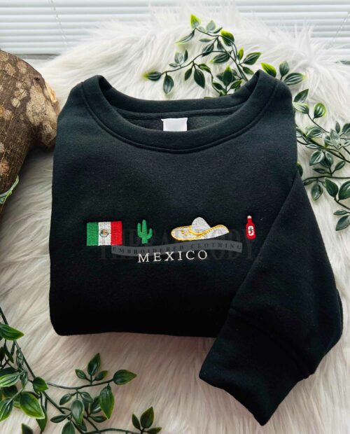 Mexico Embroidered Sweatshirt