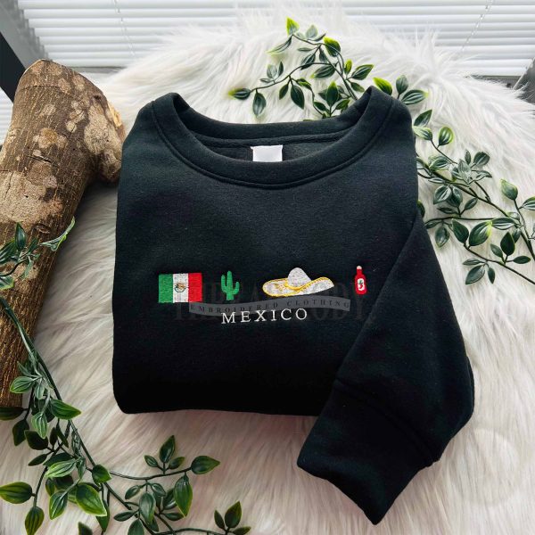 Mexico Embroidered Sweatshirt