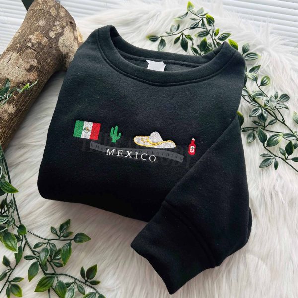 Mexico Embroidered Sweatshirt