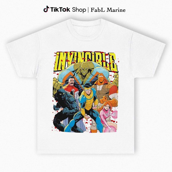 Invincible Characters Vintage T-Shirt